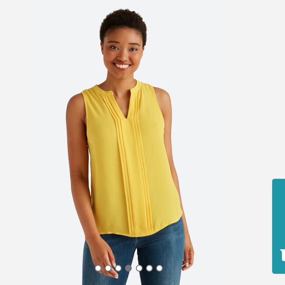 41 HAWTHORN StitchFix Breyson Pleated Blouse Large